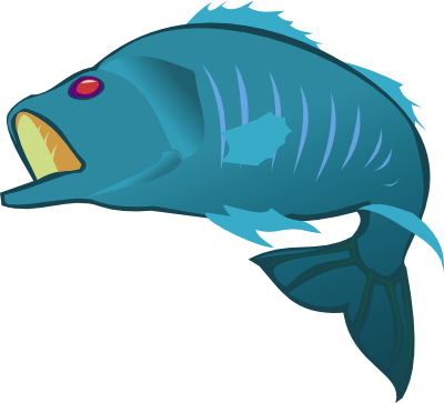 400x363 Big Fish Cliparts