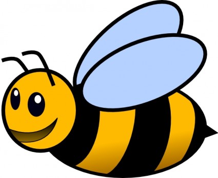425x348 Clipart Of Bees