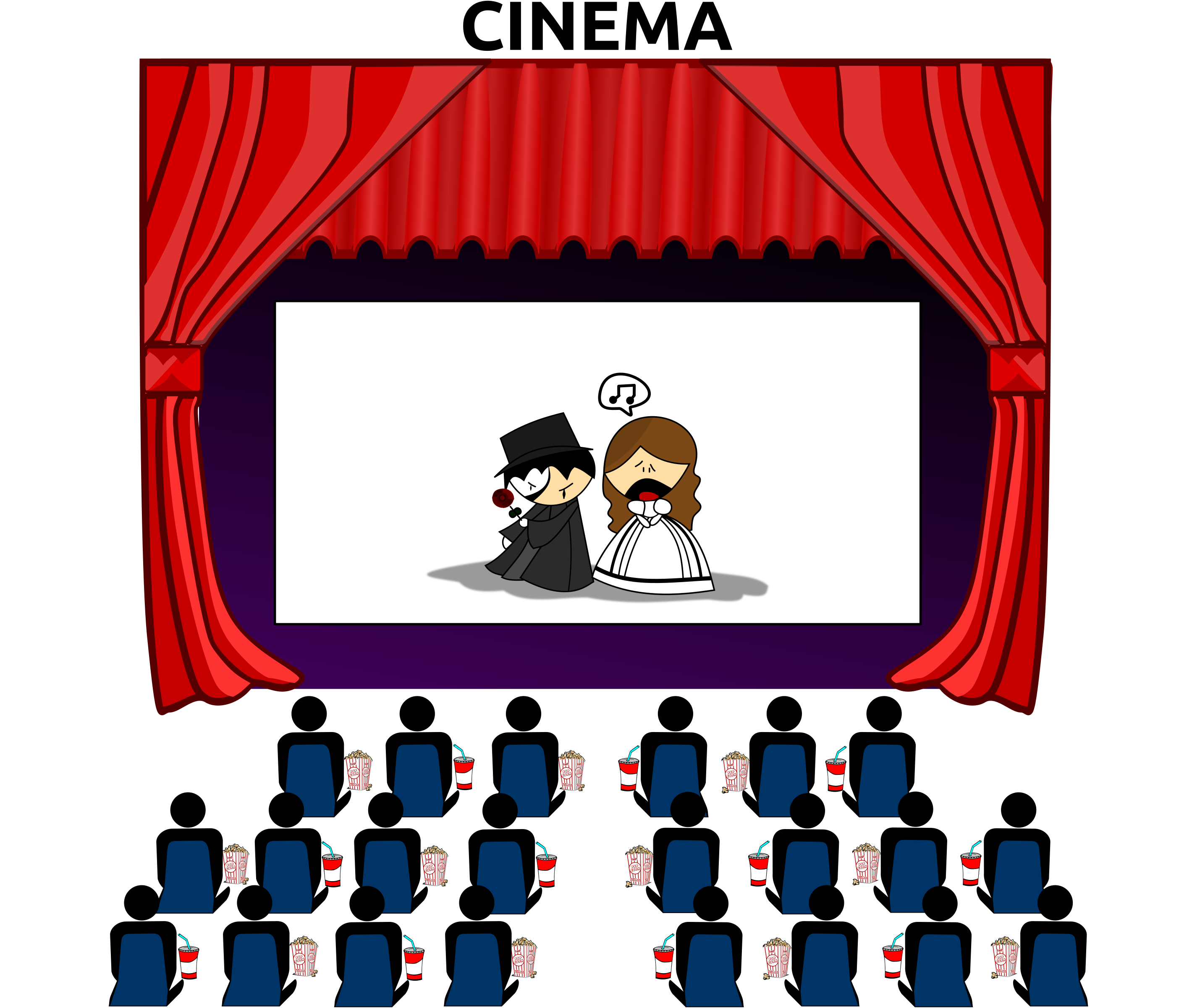 2839x2400 Clip Art Cinema Clip Art
