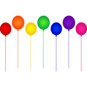 300x300 Rainbow Graphics Printables Seven Rainbow Birthday Party