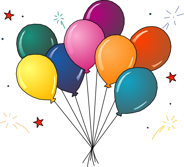 600x546 Party Balloons Clipart Party Clip Art 04