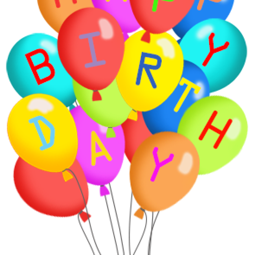 1024x1024 Birthday Balloons Clipart Apple Clipart