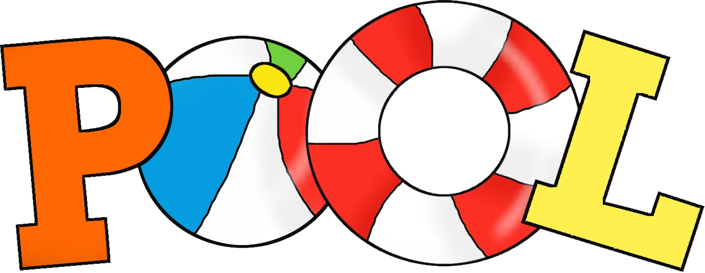 1387x537 Pool Party Invitations Clipart 3