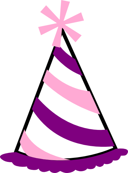 438x594 Lovely Design Ideas Party Hat Clipart Pink And Purple Clip Art
