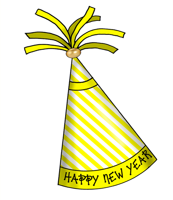 591x683 Party Hat New Year Clip Art Merry Christmas And Happy New Year 2018