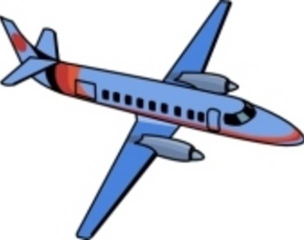 609x480 Airplane Passenger Clipart