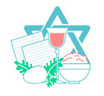 150x138 Matza From Jewish Holiday Passover Royalty Free Vector Clip Art