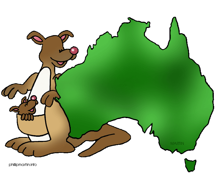696x576 Free Australia Clip Art By Phillip Martin, Australian Map