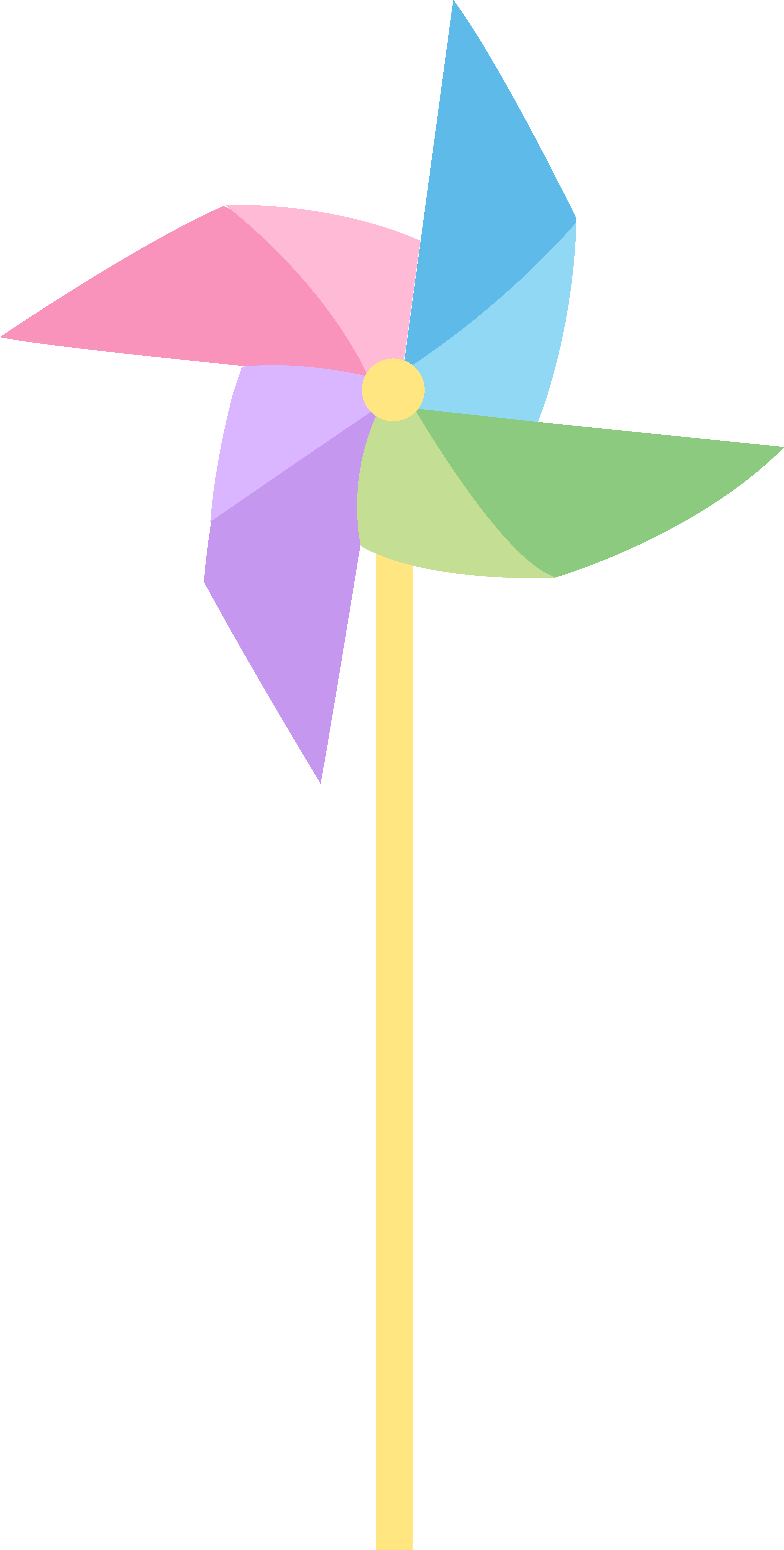 4574x9042 Pastel Colored Pinwheel