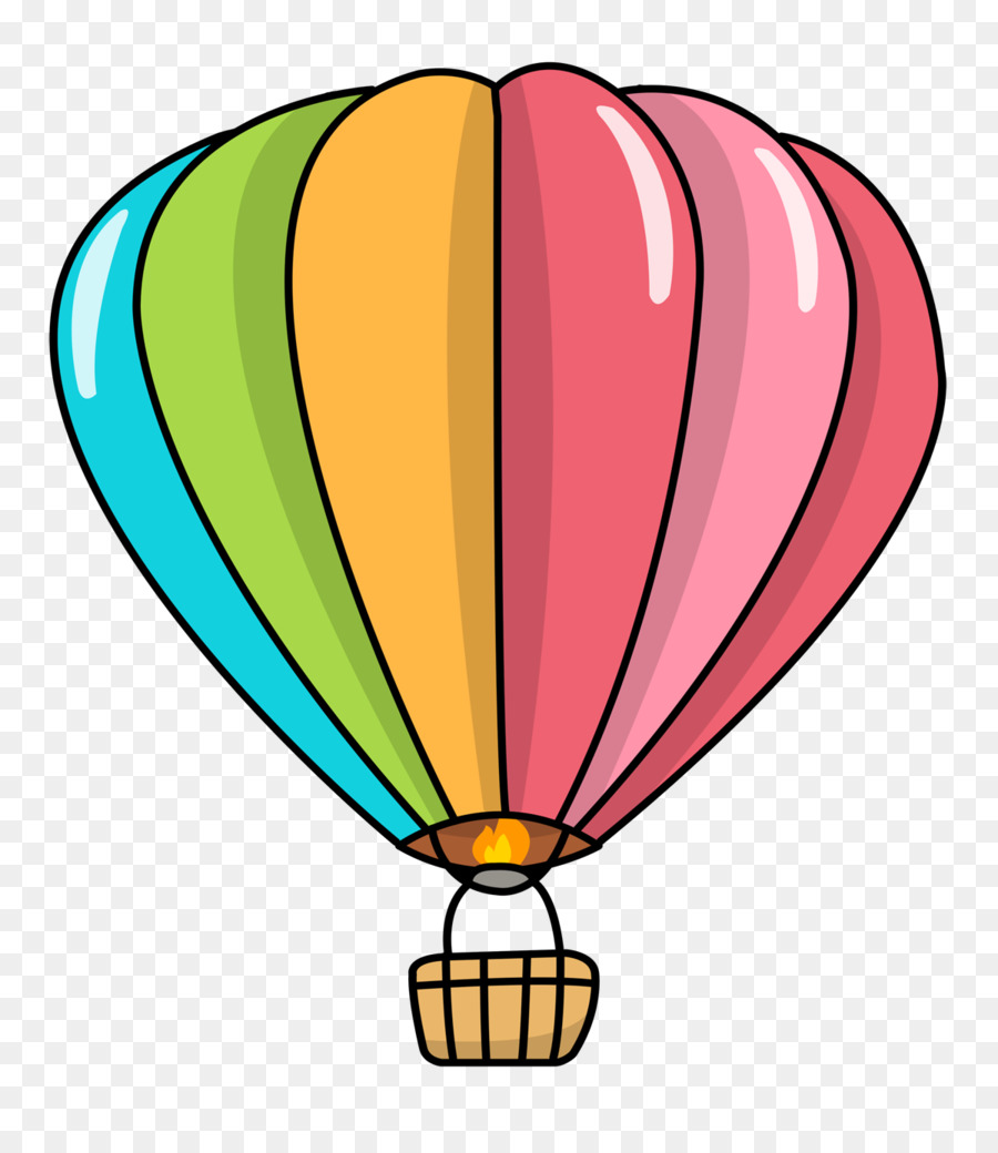 900x1040 Hot Air Balloon Pastel Clip Art