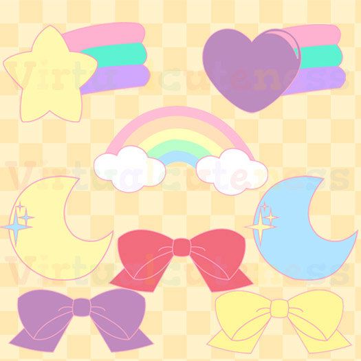 525x525 Kawaii Pastel Clipart