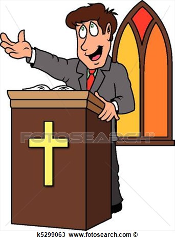 342x470 Preaching The Gospel Clipart