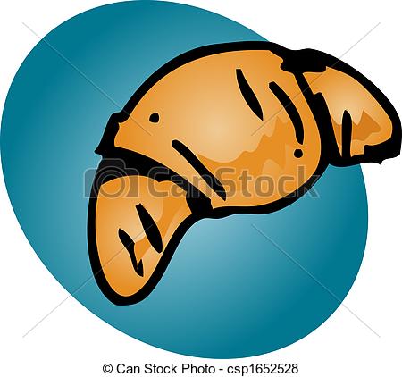 450x422 Croissant Pastry. Croissant Illustration Of Sweet Baked Stock