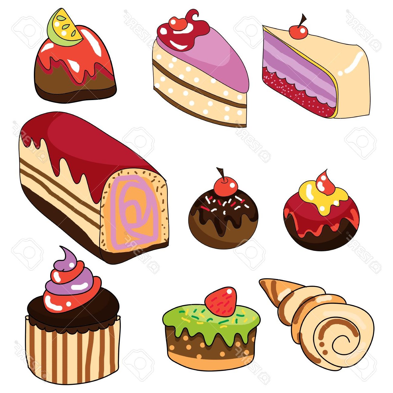 1300x1300 Pastry Clipart Many Interesting Cliparts