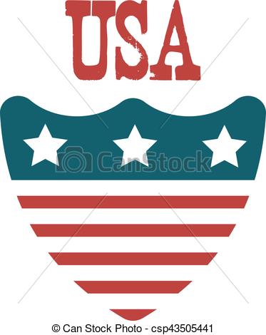 373x470 United States Of America Shield. Usa Patriotic Symbol Eps Vector