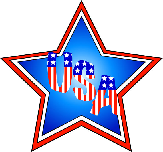 570x534 American Flag Clipart Patriotic Clip Art American Flags