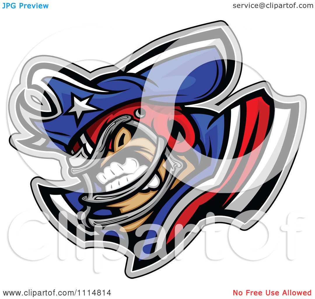 1080x1024 Patriot Football Player Clipart