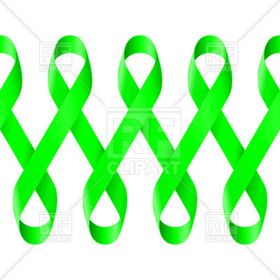 400x400 Green Mobius Strip Pattern On White Background Royalty Free Vector