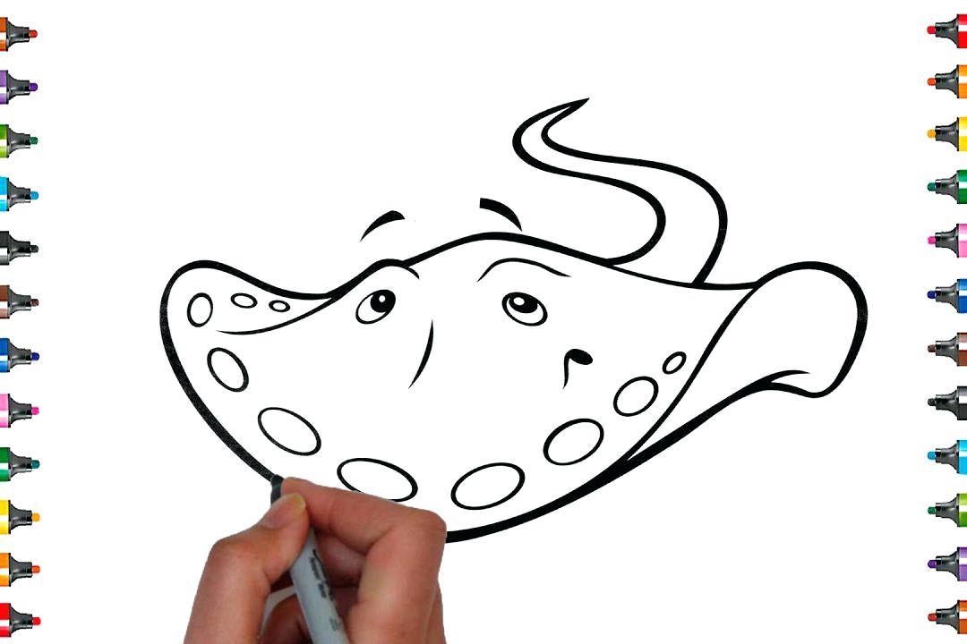 1080x720 Free Printable Starfish Coloring Sheets Fish Pages Star Page Small