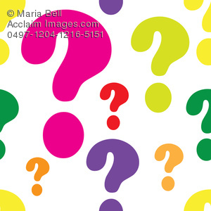 300x300 Question Mark Seamless Background Pattern Clipart Image