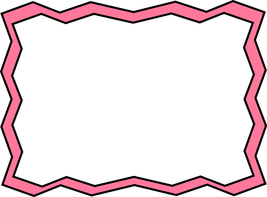 871x645 Zig Zag Border Clipart