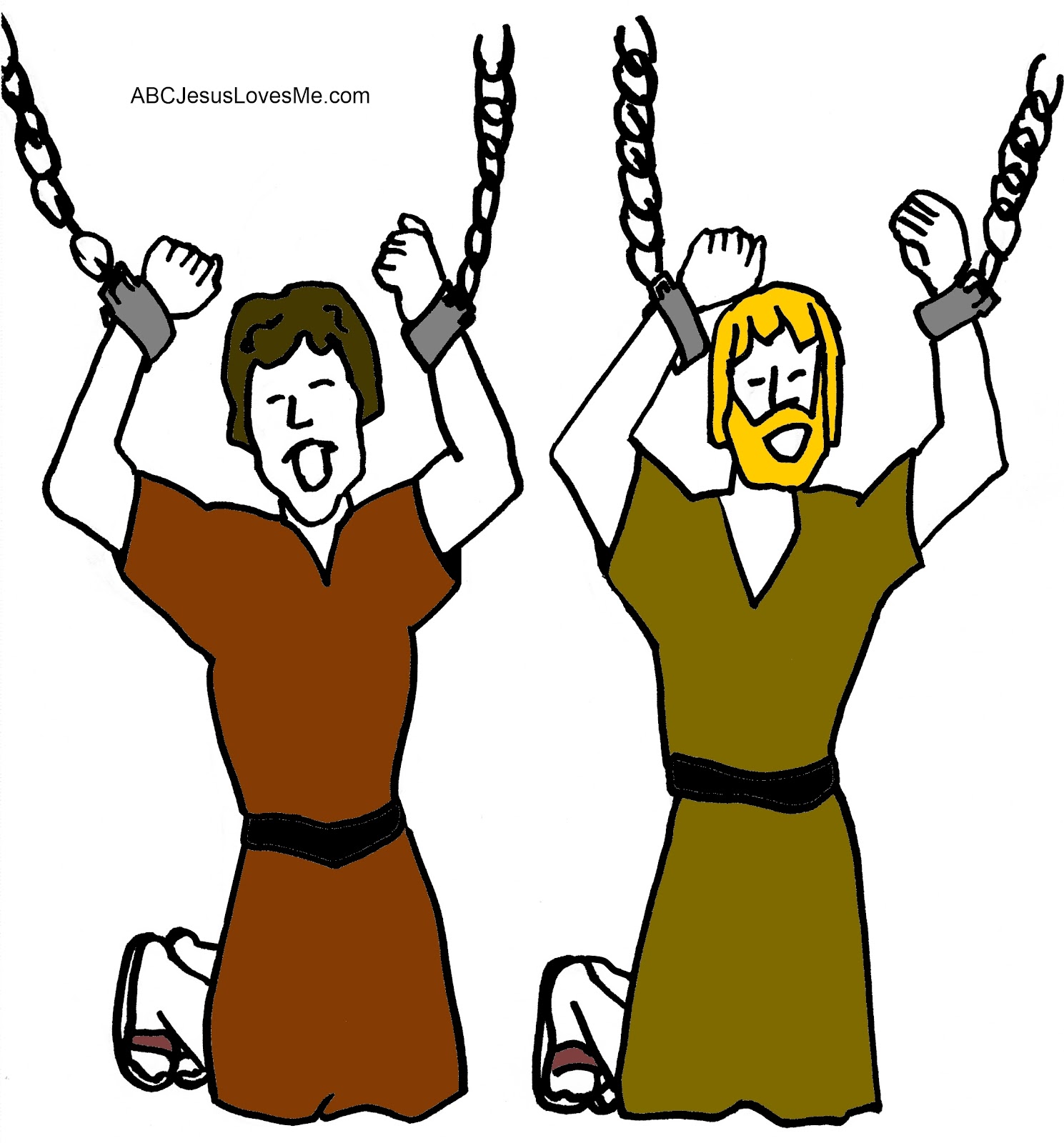1489x1600 Bonanza Peter And John In Jail Coloring Page P