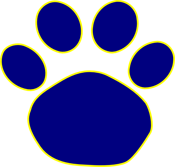 600x574 Jaguar Paw Print In Gold Clip Art Vector Online Clipart Cub