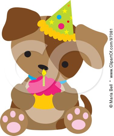 376x450 Royalty Free (Rf) Clipart Illustration Of A Brown Puppy Dog