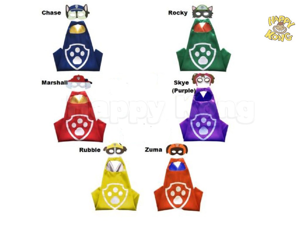 1024x768 Paw Patrol Kids Party Mask