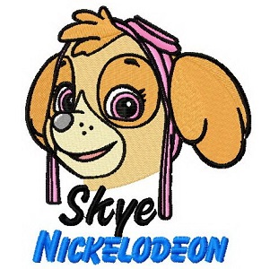 301x300 Face Skye Iron On Patch