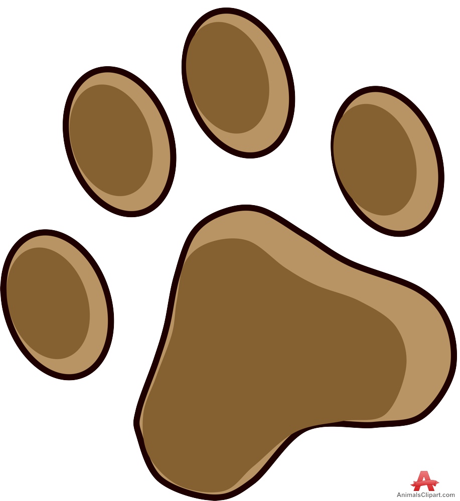 917x999 Clip Art Orange Paw Print Clip Art