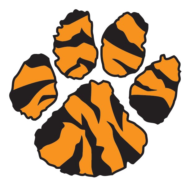 600x600 Tiger Paw Print Clip Art Clipartlook