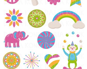 340x270 Love And Peace Clip Art Set Summer Of Love Clipart Buses