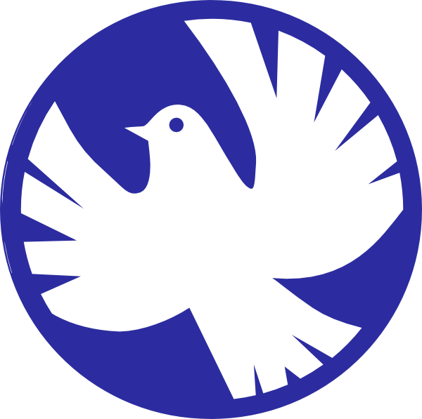 600x597 Peace Dove Clipart
