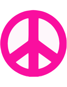 229x297 Pink Peace Symbol Clip Art Clipart Panda