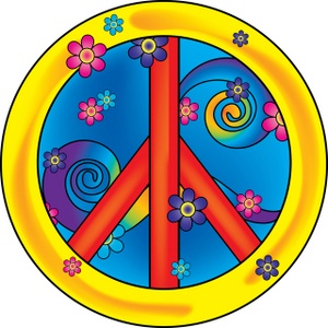 300x300 Peace Sign Clipart Image
