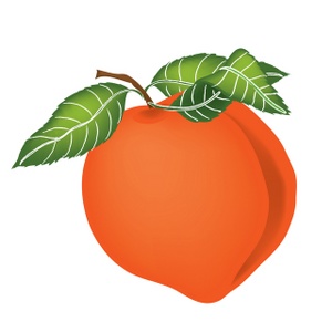 300x300 Peach Clip Art Free Clipart Images 4
