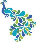 153x179 Peacock Clip Art And Illustration. 2,857 Peacock Clipart Vector