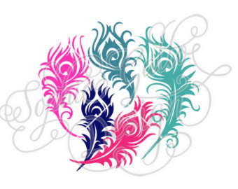 340x270 Feather Cutting File Etsy