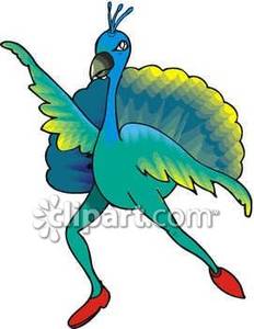 232x300 A Dancing Peacock