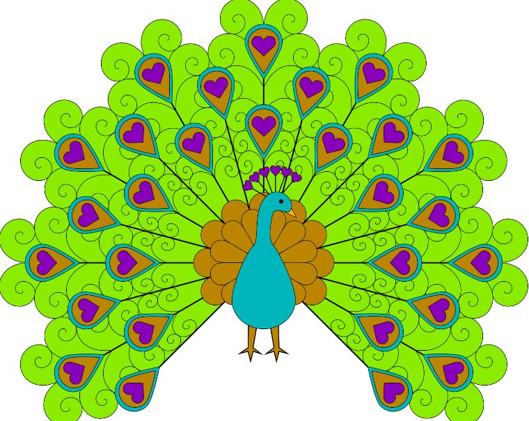 760x605 Peacock Border Clip Art Holy Images