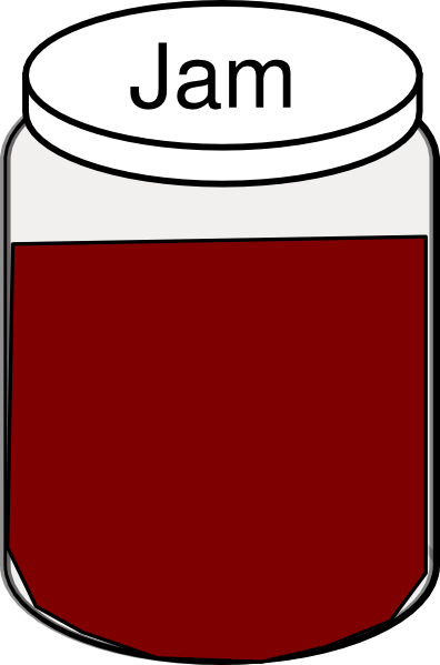 396x599 Peanut Butter Clipart Jam Bottle