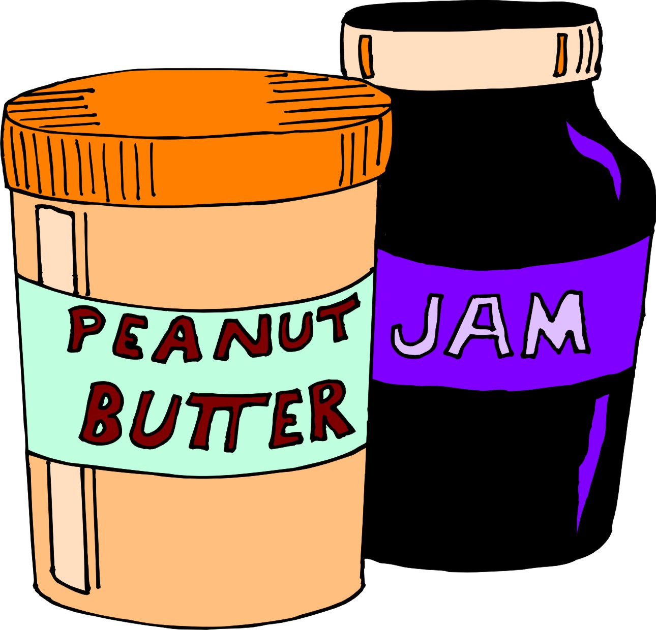 1290x1240 Clip Art Peanut Butter Clip Art