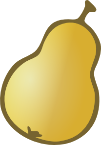 207x296 Pear Clip Art Free Vector 4vector
