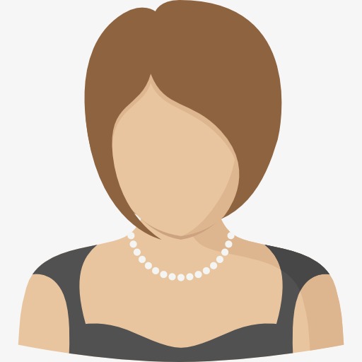 512x512 Girl With A Pearl Necklace, Necklace, Ms, Cartoon Png Image