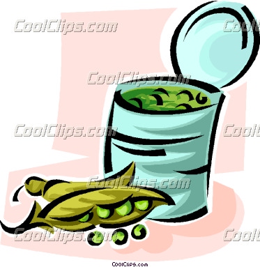 373x383 Can Of Peas Clipart