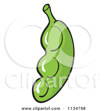 450x470 Clipart Graphic Of Green Snow Peas