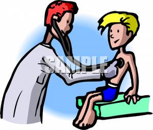 300x254 A Pediatrician Listening To A Boy's Heart With A Stethoscope