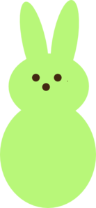 138x299 Marshmallow Peeps Clipart