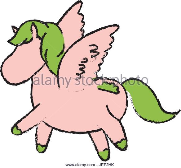 584x540 Pegasus Stock Vector Images